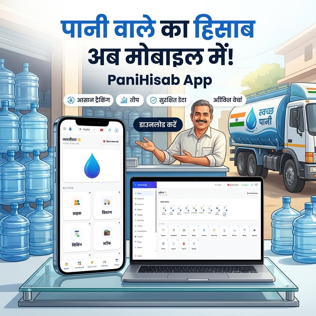 पानी वाले का हिसाब — PaniHisab App