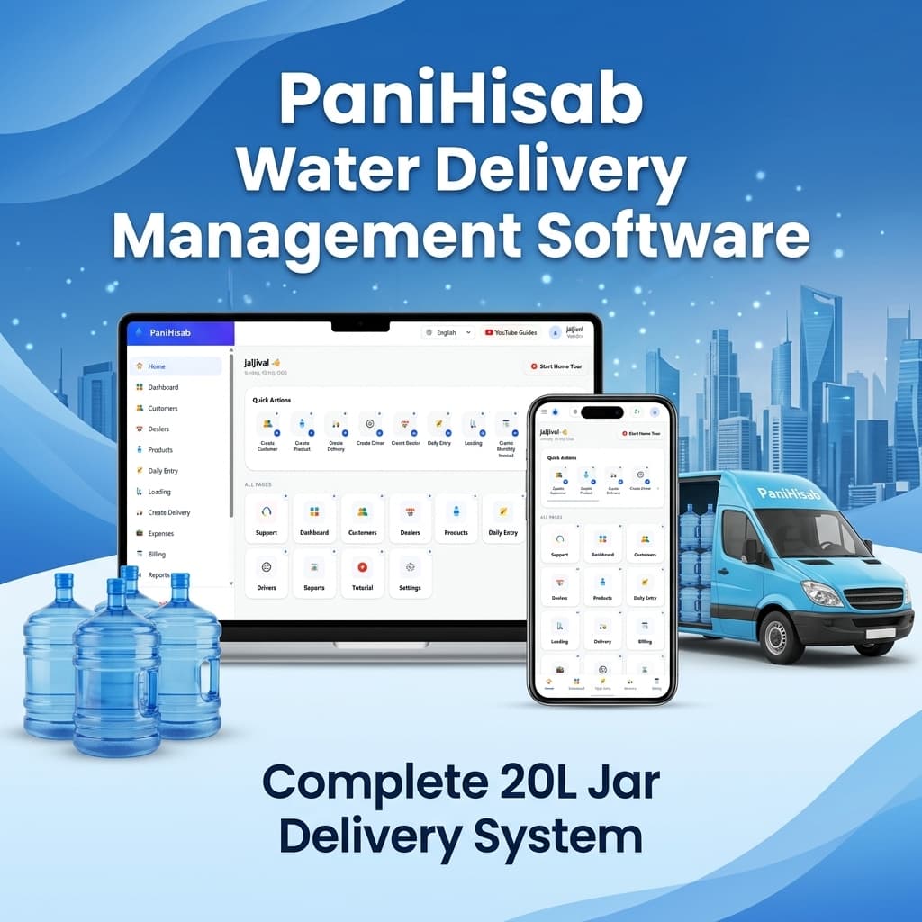 Water Delivery Management Software
